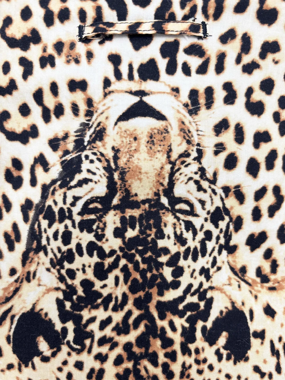 Jean Paul Gaultier Homme F/W 1998 leopard pelt reversible shirt
